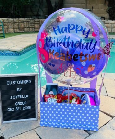Balloon gift box